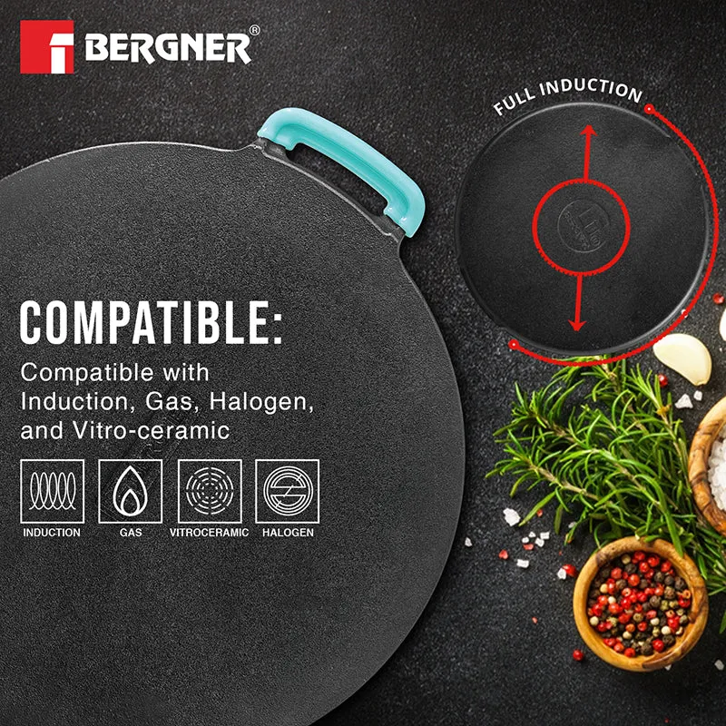 Bergner Arden Induction Safe Cast Iron Dosa Tawa - 31 cm media 5