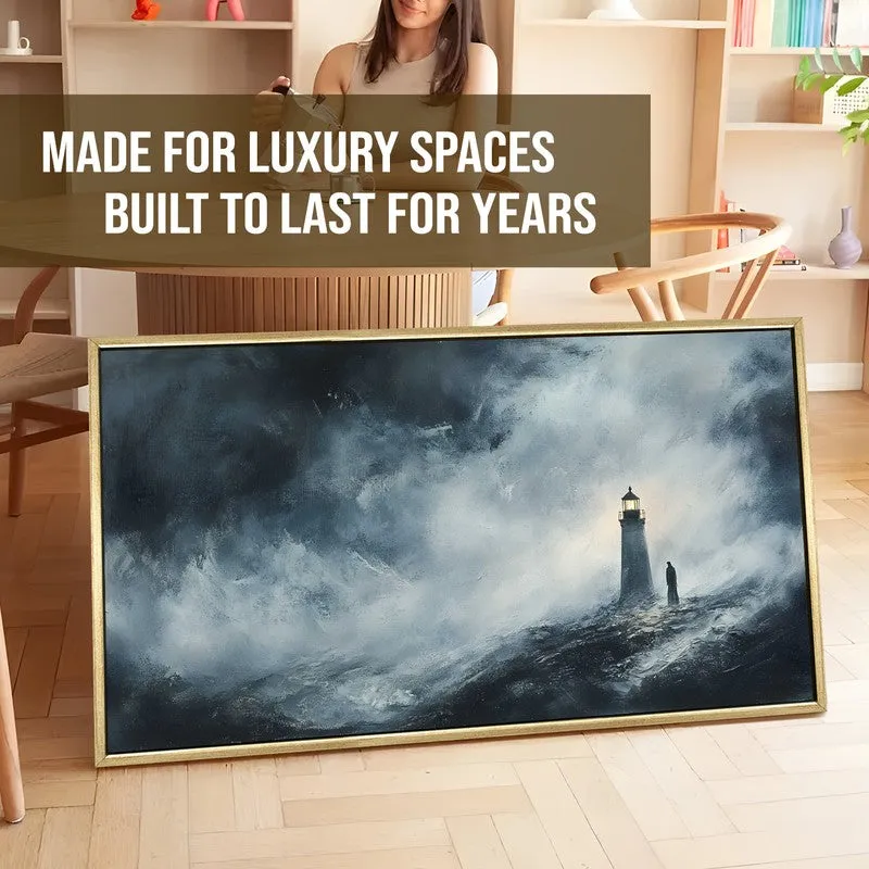Seaguard Canvas Wall Painting With Frame media 5