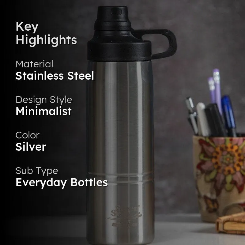 Kaizen Vaccum Steel Water Bottle - 600 mL media 2