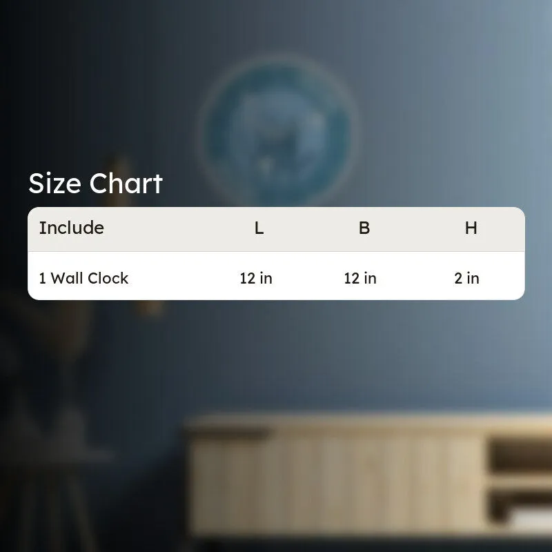 Night Gardenia Wall Clock media 6