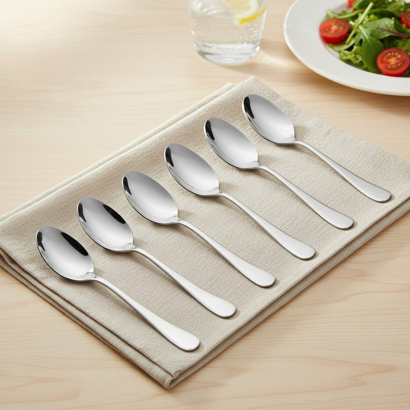 Baguette Stainless Steel Baby Spoon (16 CM) - Set of Six