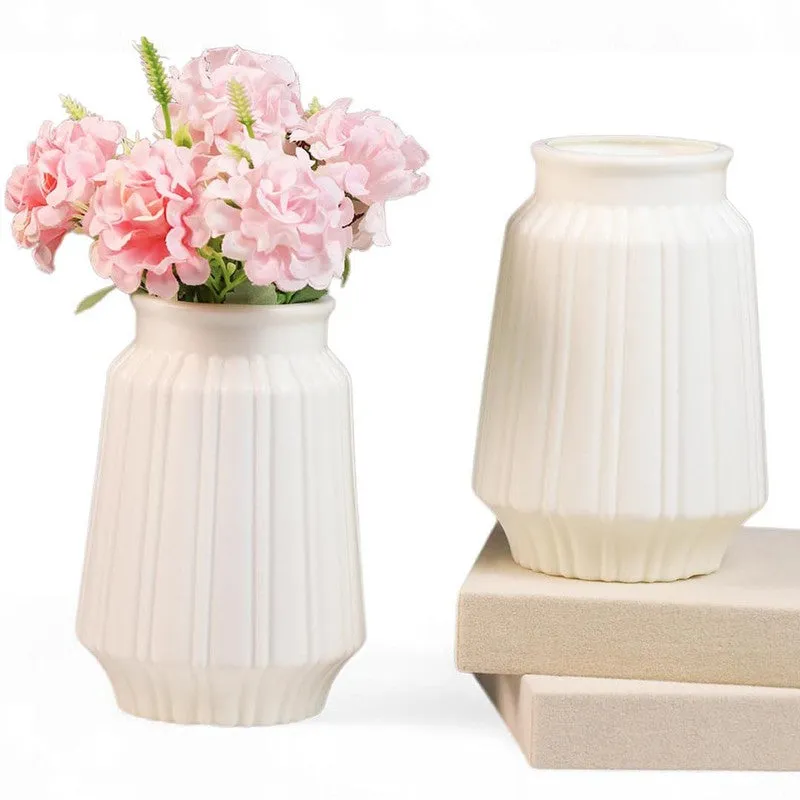Ivory Crest Vase - Set Of Two media 6