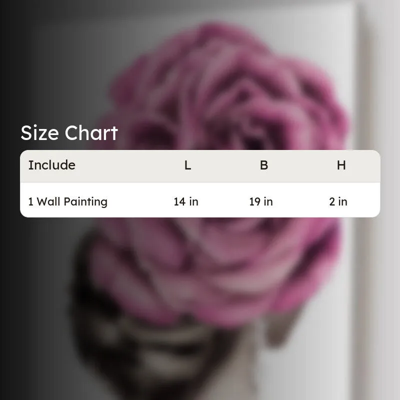 Pink Rosa Canvas Wall Painting media 5