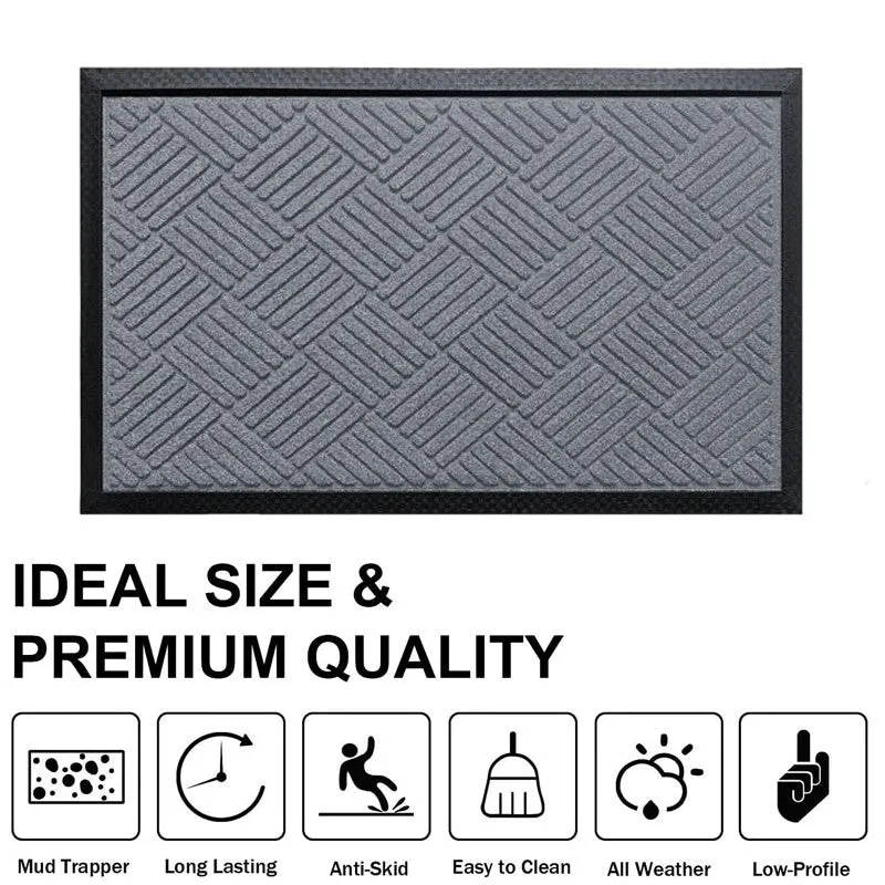 Coire Line Coir Door Mats - Grey media 6