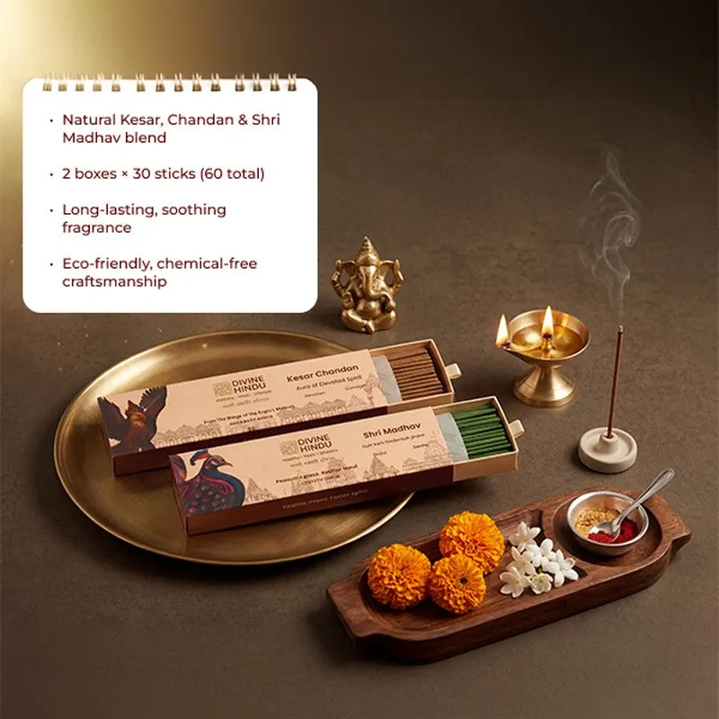 Kesar Chandan & Shri Madhav Incense Sticks media 6
