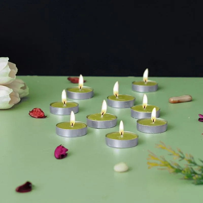 Sepova Jasmine Scented Tealight Candle - Set Of Ten media 1