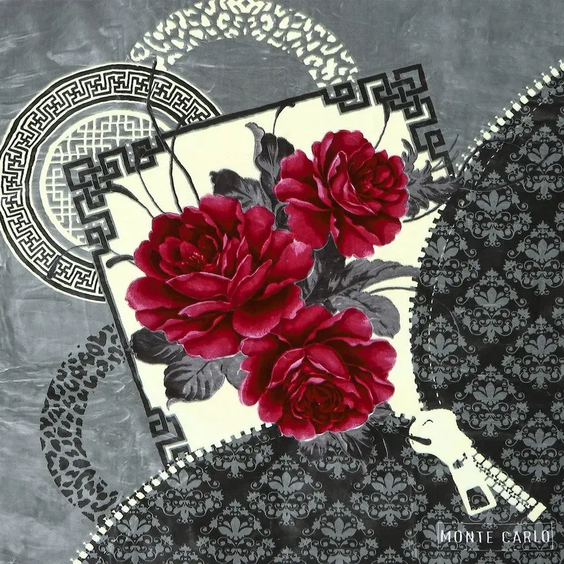 Monte Carlo Midnight Blossom Blanket - 1000 GSM media 6