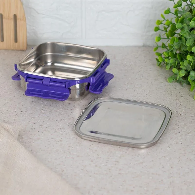 Hotserve Stainless Steel Lunch Box (Violet) - 400 mL media 5