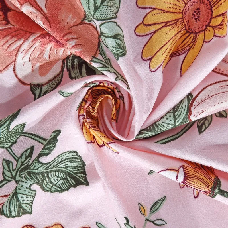 Bloomira Printed Diwan Set - Six Piece Set media 5