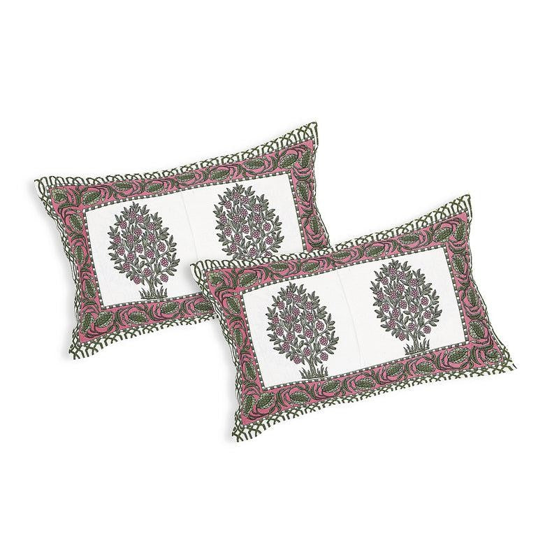 Chatur Floral Cotton Bedsheet (Violet) - 144 TC media 6