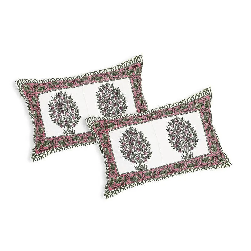 Chatur Floral Cotton Bedsheet (Violet) - 144 TC media 6