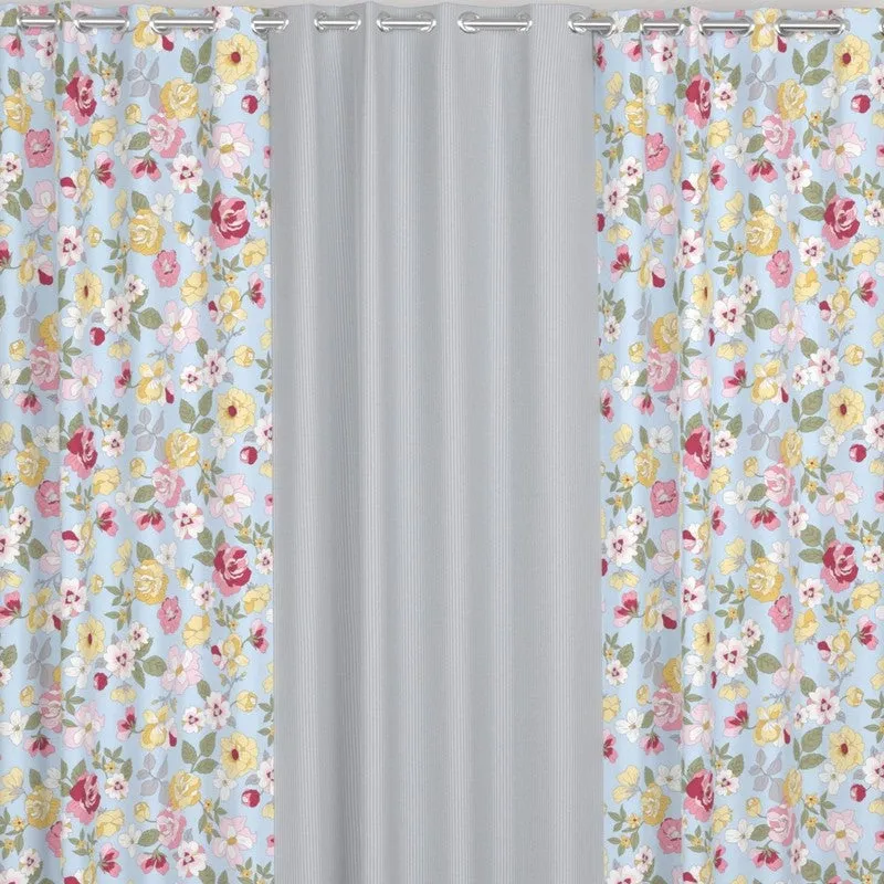 Petal Bloom Delight Curtains - Set of Three media 6