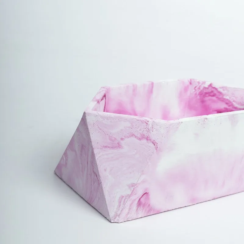 Trapex Concrete Planter - Pink media 5