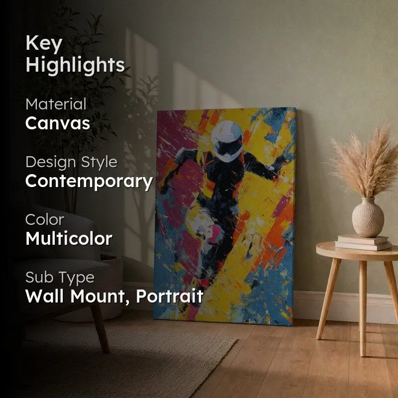 Dynamic Ride Expression Canvas Wall Art media 2
