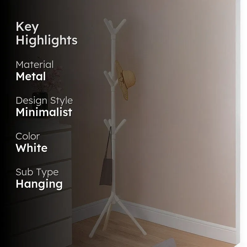 Laxis DrapeDock White Metal Cloth Hanger media 2