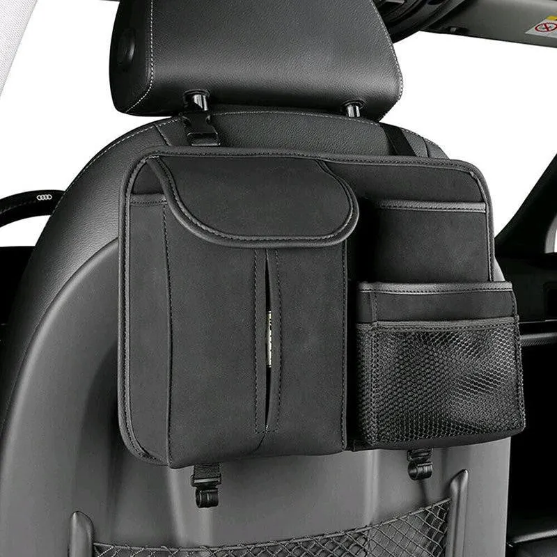 Seat Neat Oxford Fabric Car Seat Organizer - Black media 1