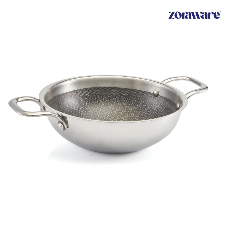 Zoraware Kadhai With Lid - 3600 mL/28 CM media 3