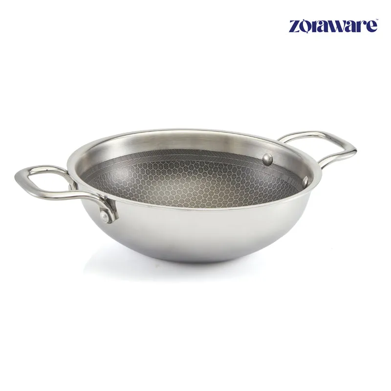 Zoraware Kadhai With Lid - 3600 mL/28 CM media 3