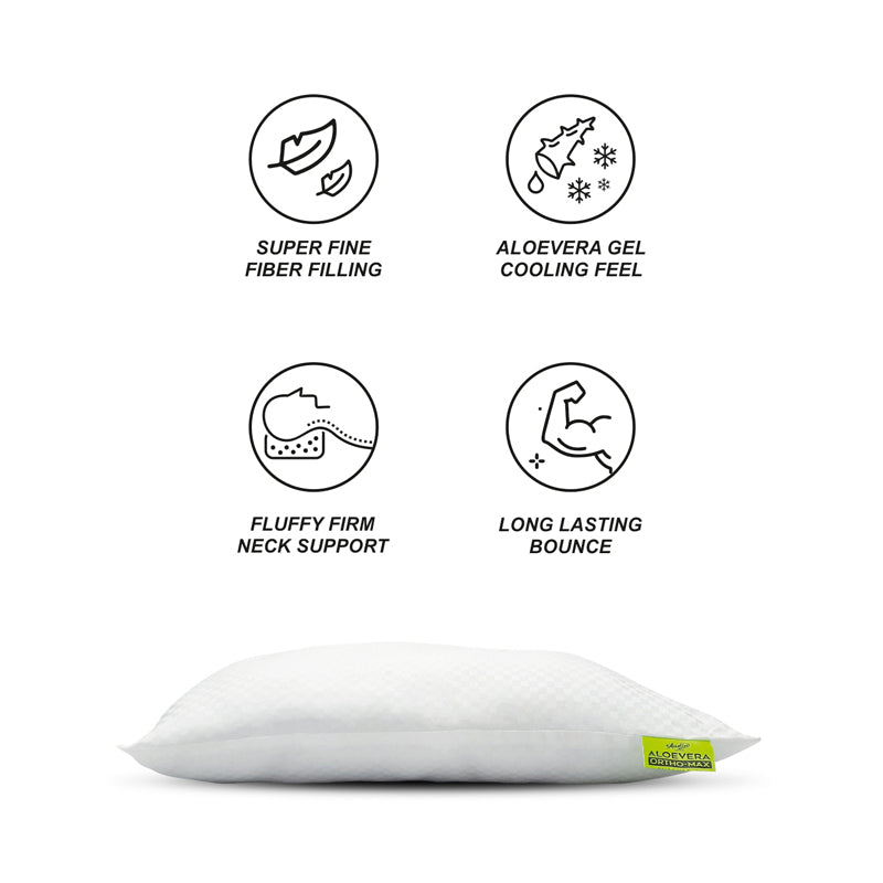 Rimbus Mist Microfiber Pillow Filler - Set Of Four media 8
