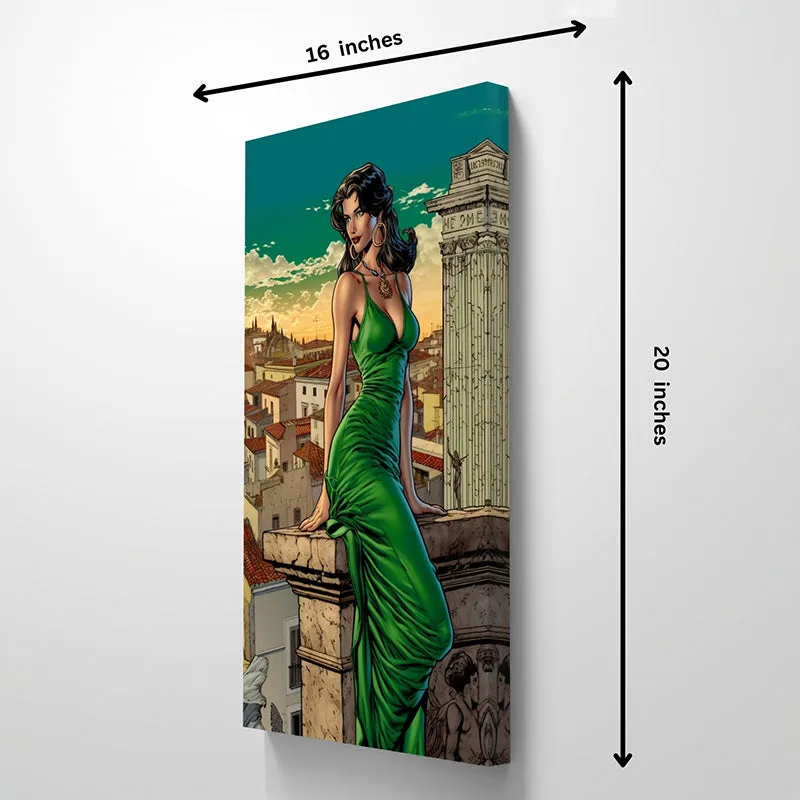 Milan Diva Wall Painting media 5
