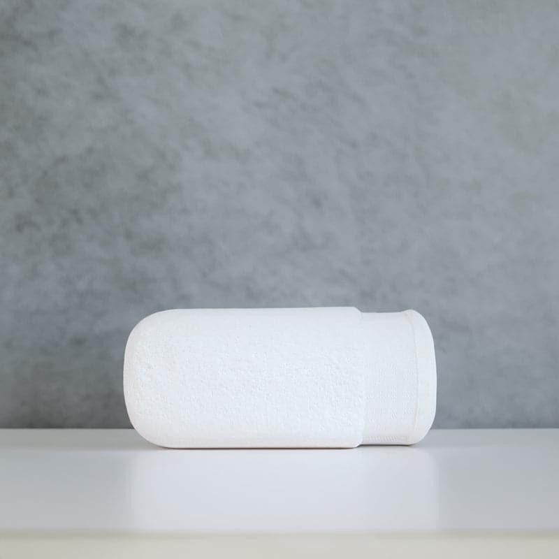 Micro Cotton Soft Serenity Solid Bath Towel - White image 3