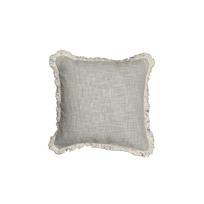 Cozy Codex Tufted Cushion Cover (Grey) - Set Of Five media 5