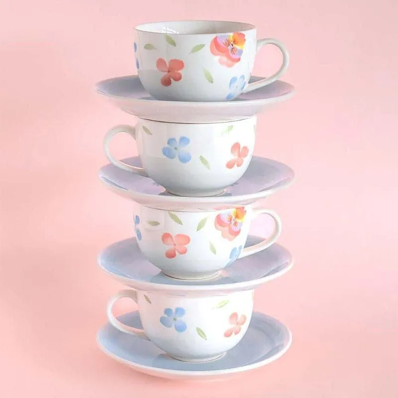 Forest Dreamscape Cup Saucer - Set of 4 media 3