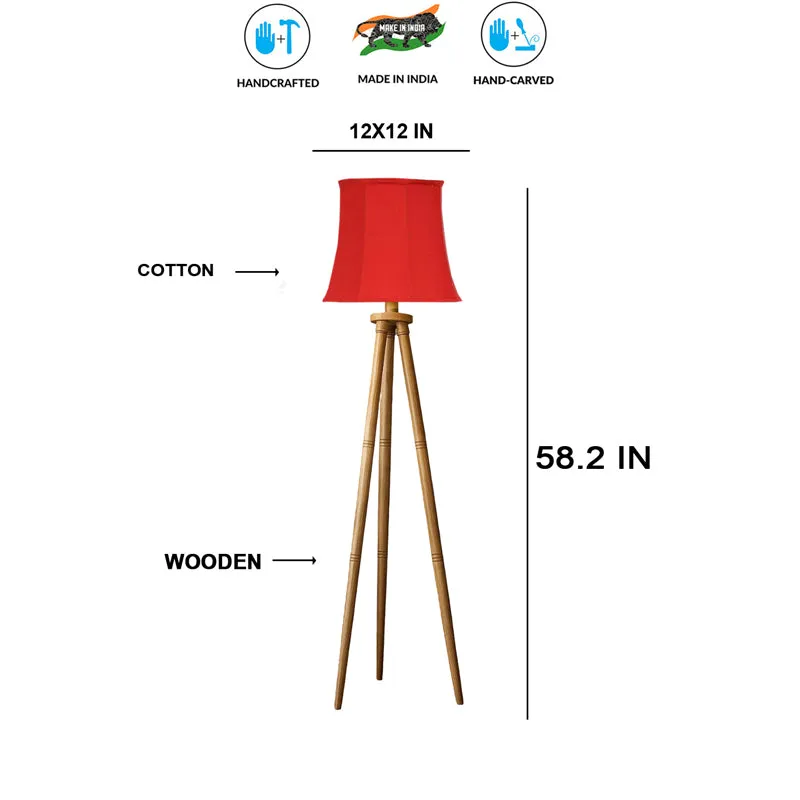 Cotin Curve Tripod Floor Lamp - Red media 6