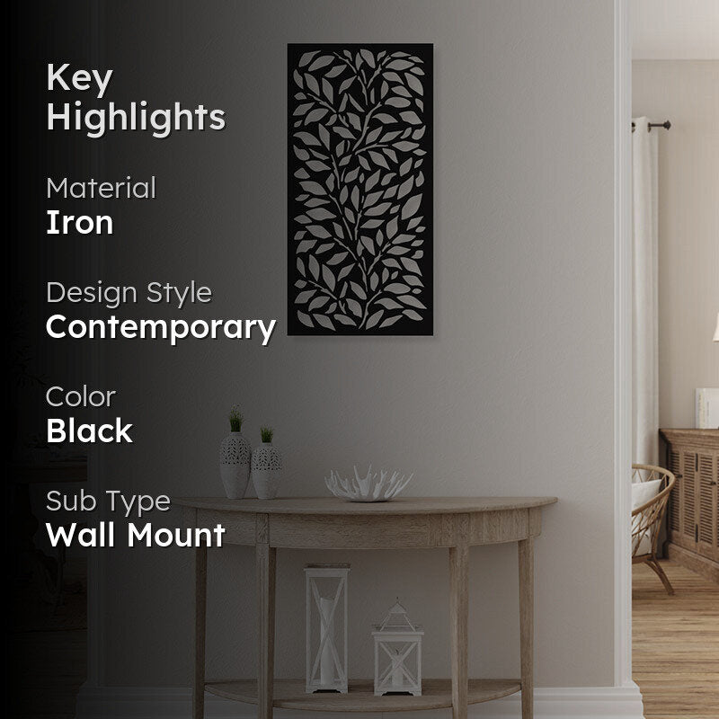 Flora Finesse Panel Iron Wall Accent media 2