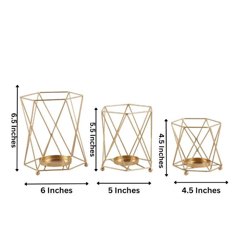 Vistarax Nest Tealight Candle Holder - Set Of Three media 5