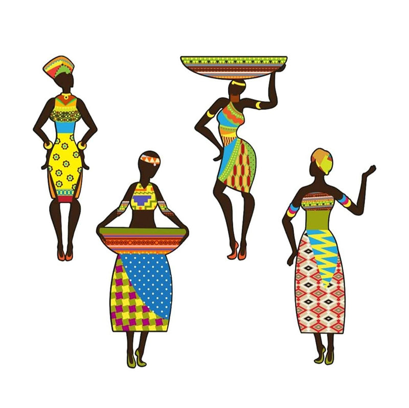 Tribal Twisto MDF Wall Accent - Set Of Four media 4