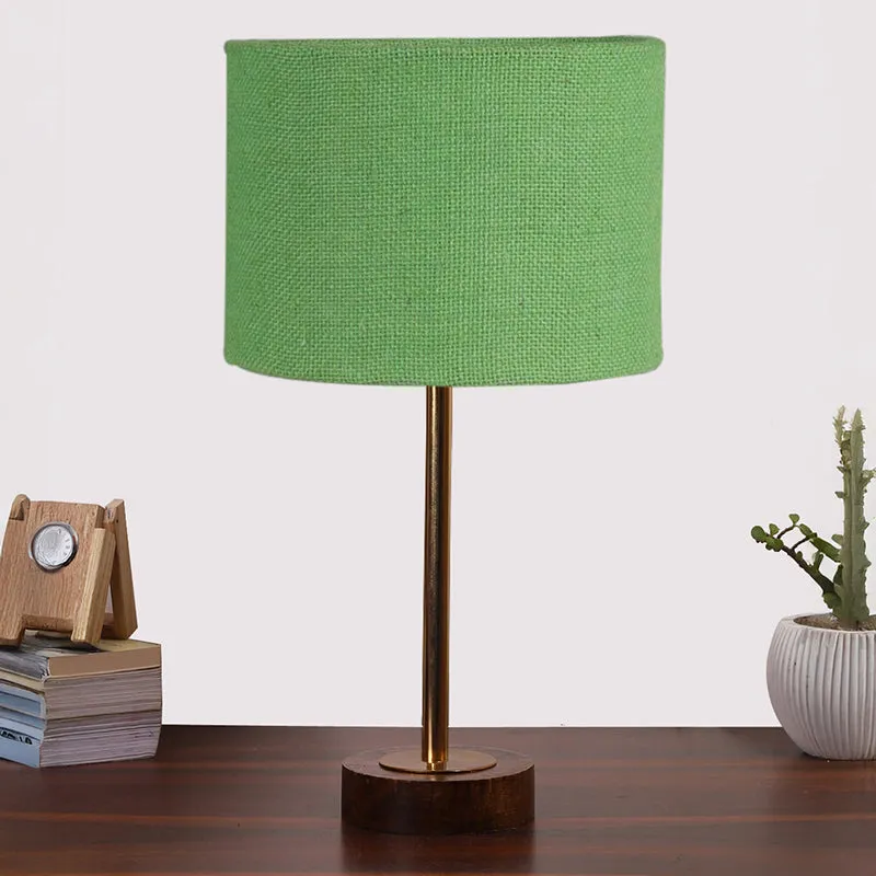 Sienna I Rodin Wooden Table Lamp - Green,Gold,Brown media 3