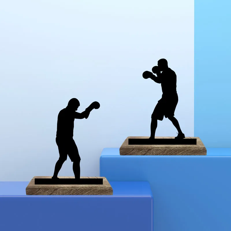 Brave Boxers II Showpiece - Set Of Two media 1