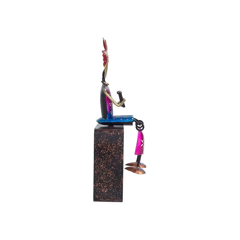 Musician Figurine Decorative Showpiece - Pink,Red media 5