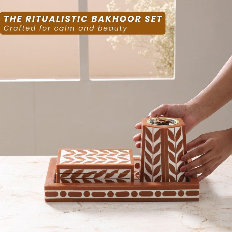 Sugandh II Incense Holder - Three Piece Set media 2