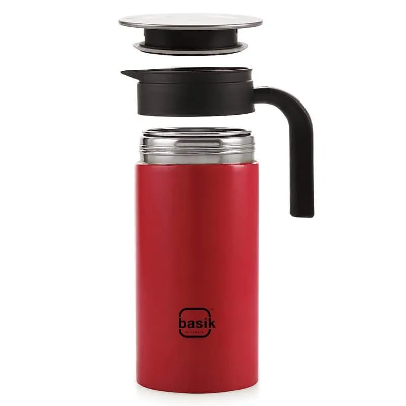 Hydra Stainless Steel Water Jug (Red) - 1450 ML media 3