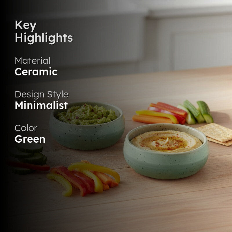 Cera Stripe Snack Bowl  - Set Of Two image 2