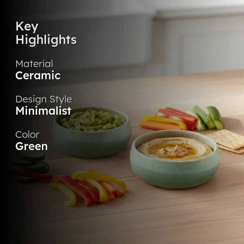 Cera Stripe Snack Bowl  - Set Of Two media 2