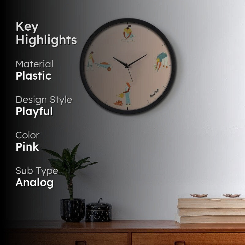 Just Gardening Things Wall Clock media 2