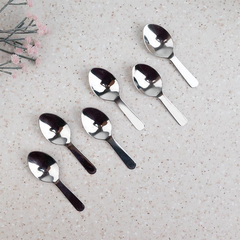 Premium Stainless Steel Masala Spoon Set - Set of Six media 6