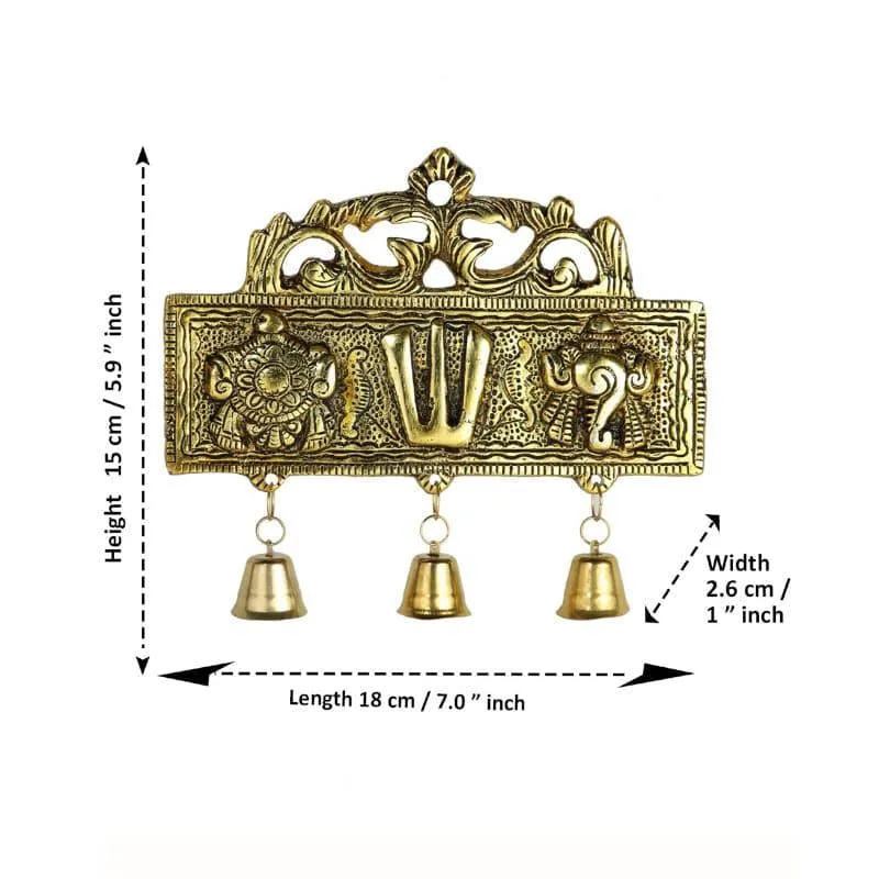Tirupati Shankh Chakra Metal Wall Accent media 4