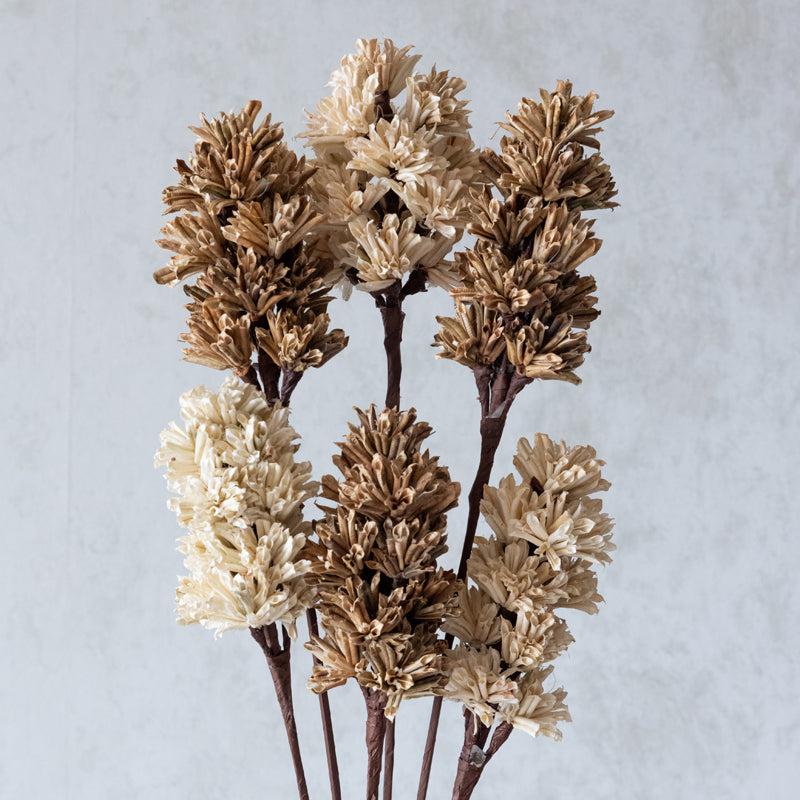 Eirette Handmade Artichoke Stick (Beige & Brown) - Set Of Six media 3
