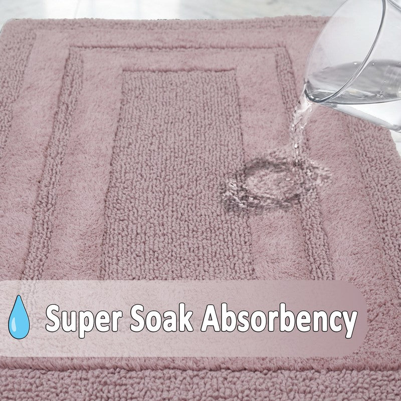 Aqualoom Anti skid Bath Mat  - Pink media 6