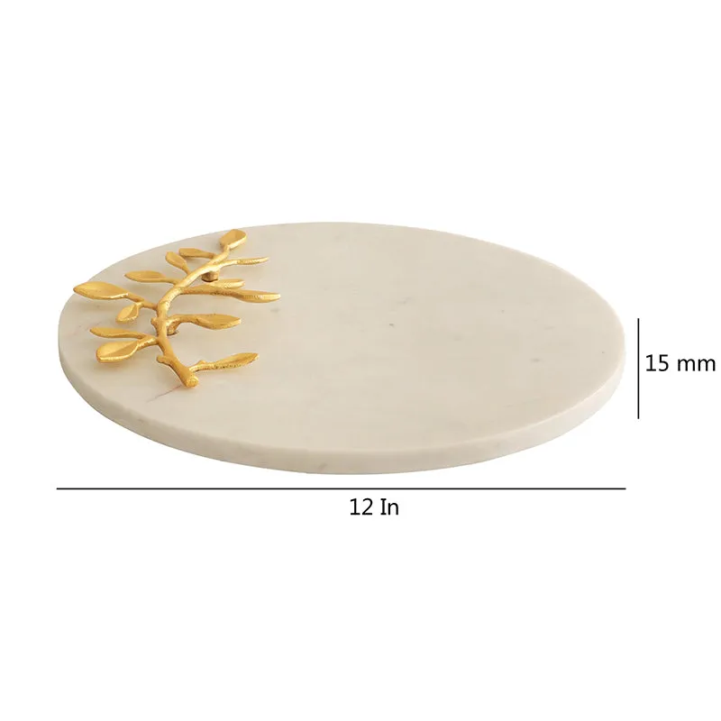 Fernest Round Marble Platter media 6