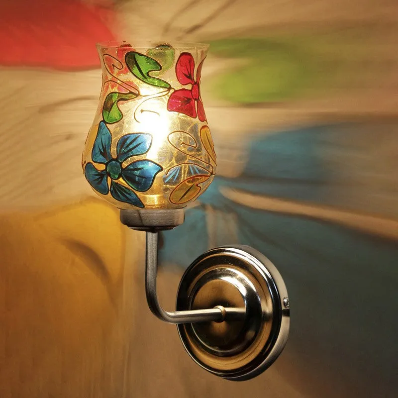 MosaicBloom Petal Harmony Glass Wall Lamp media 5