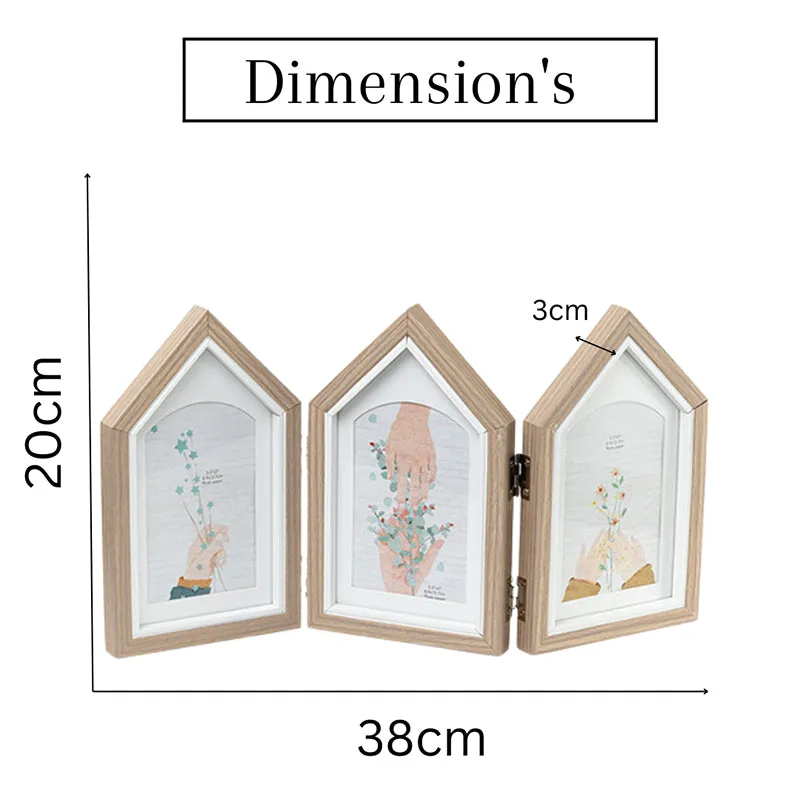 Memory Home Trio Photo Frame - Brown media 5