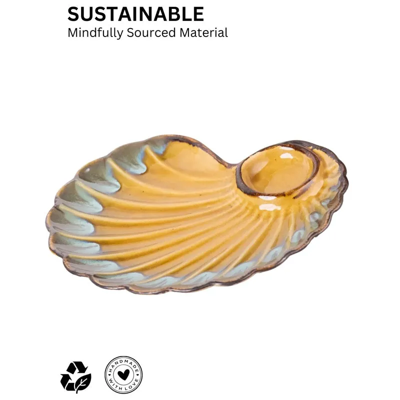 Cerava Shell Ceramic Platter media 6