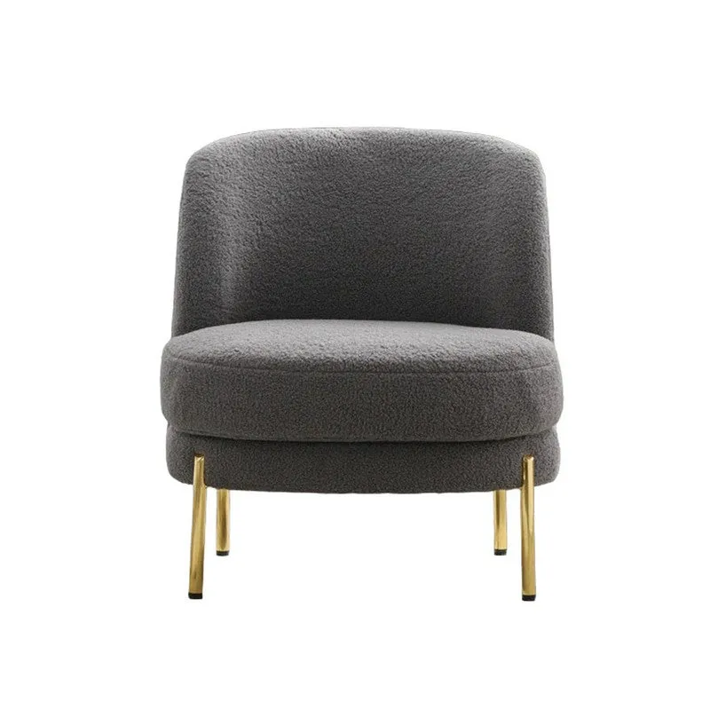 Calyra Neem Wood Accent Chair - Grey media 4