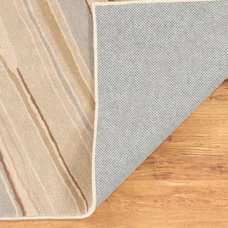 Thoth Hand Tufted Abstract Wool & Nylon Carpet - Taupe media 6