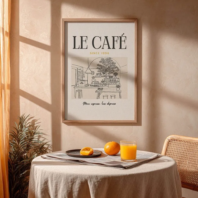 Abstra Kitchen Archival Canvas Wall Art - Brown media 5